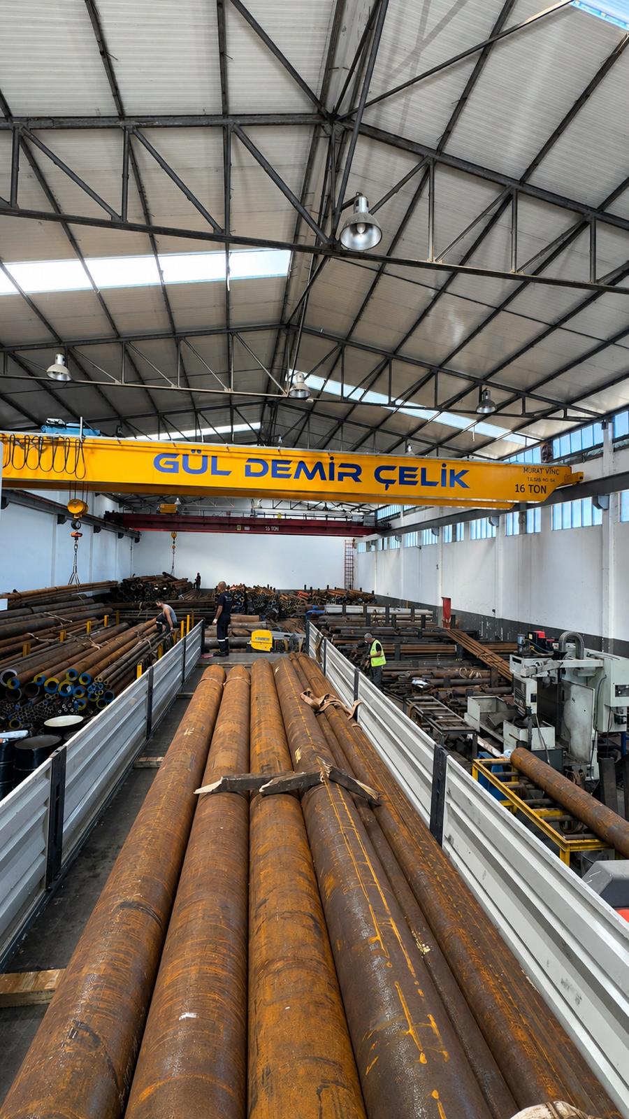 Gül Demir Çelik Fabrika – 16 Ton Köprülü Vinç